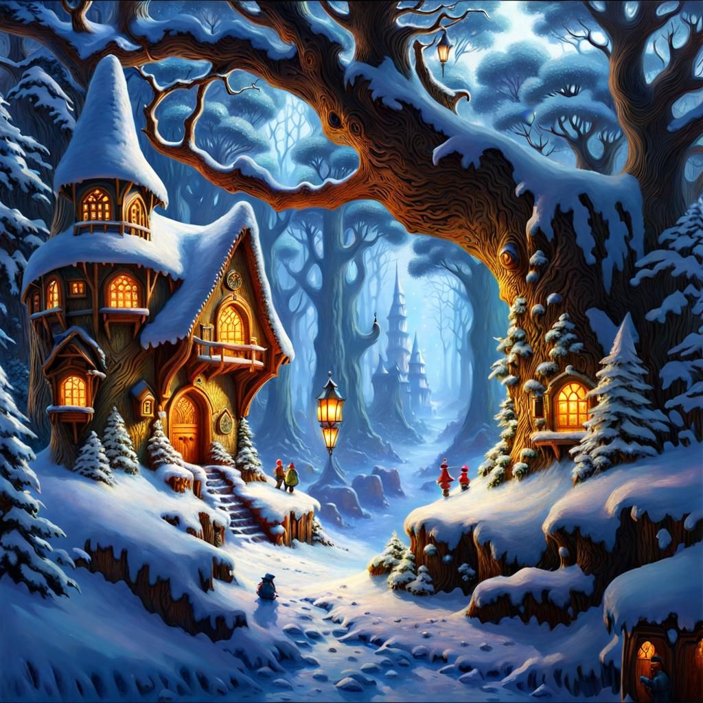 Winter Gnome Village