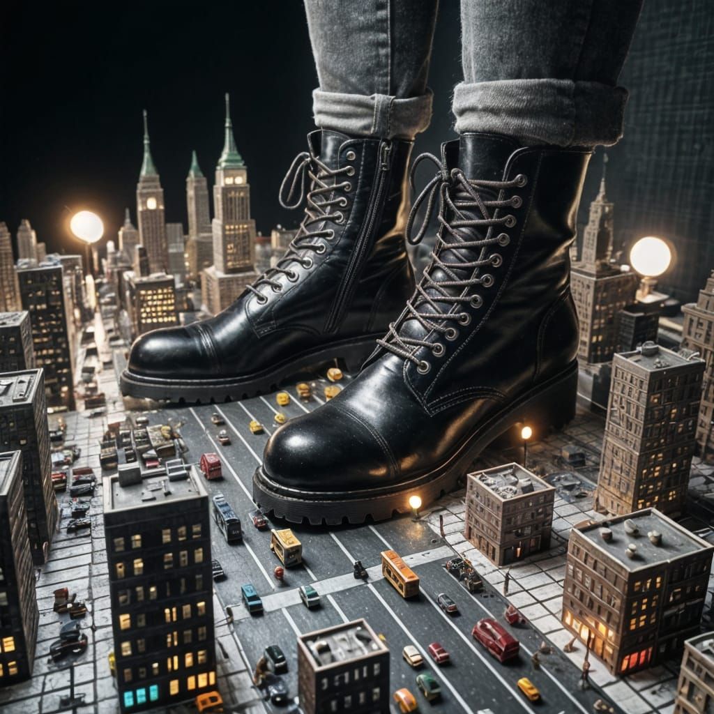 Miniature NYC street