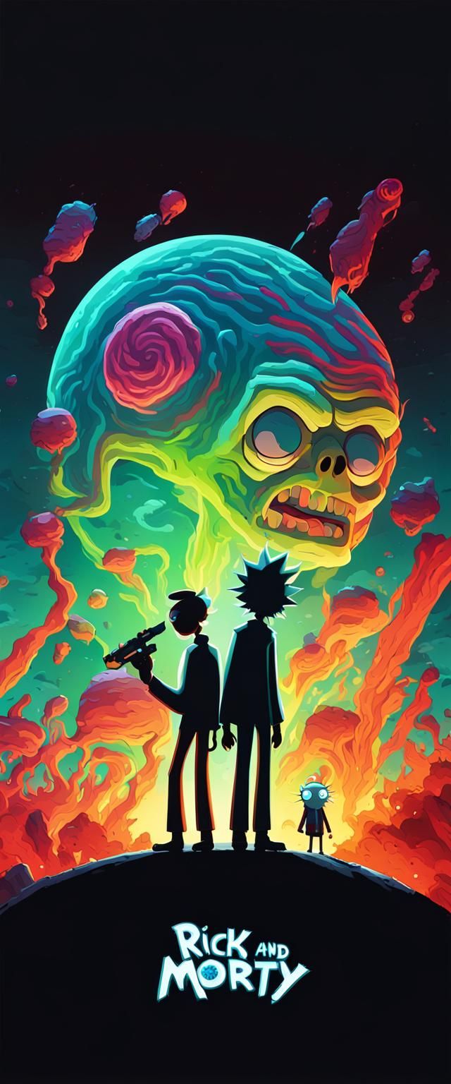 Cartoon Characters in Comic Book Style