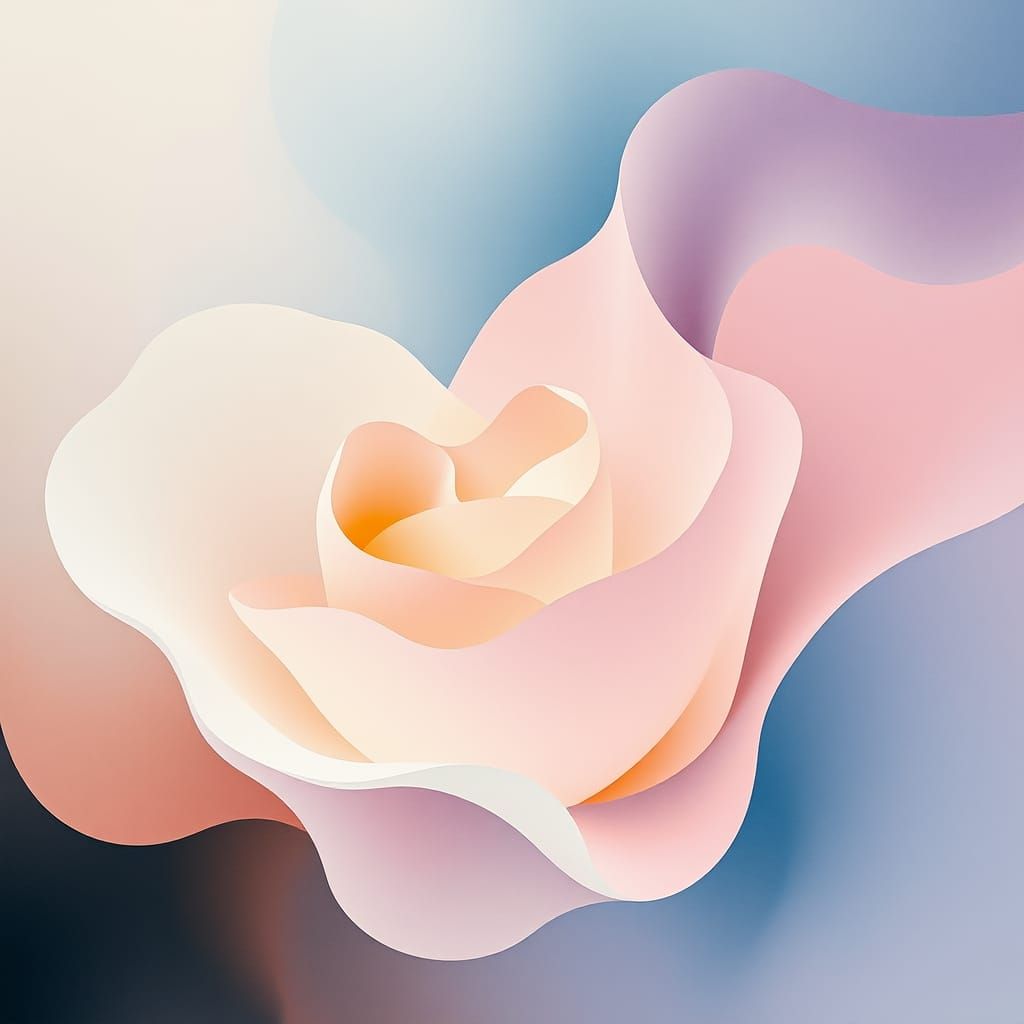 Ethereal Forms in Soft, Whispery Hues