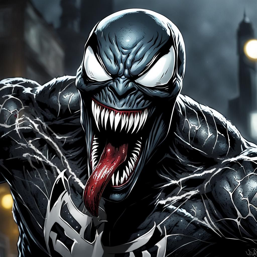 Pennywise as Venom: A Terrifying Fusion