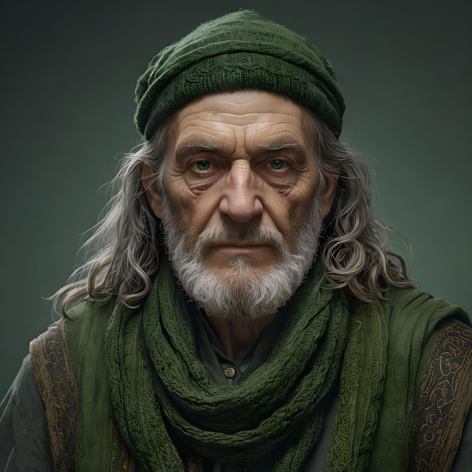 Old Grizzled Pagan Priest