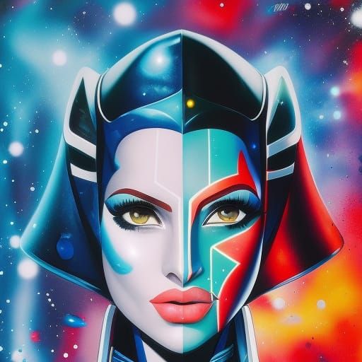 A Bunch Of Star Wars Were Having Coffee And The A.I. Decided To Smash Them Into One Face...