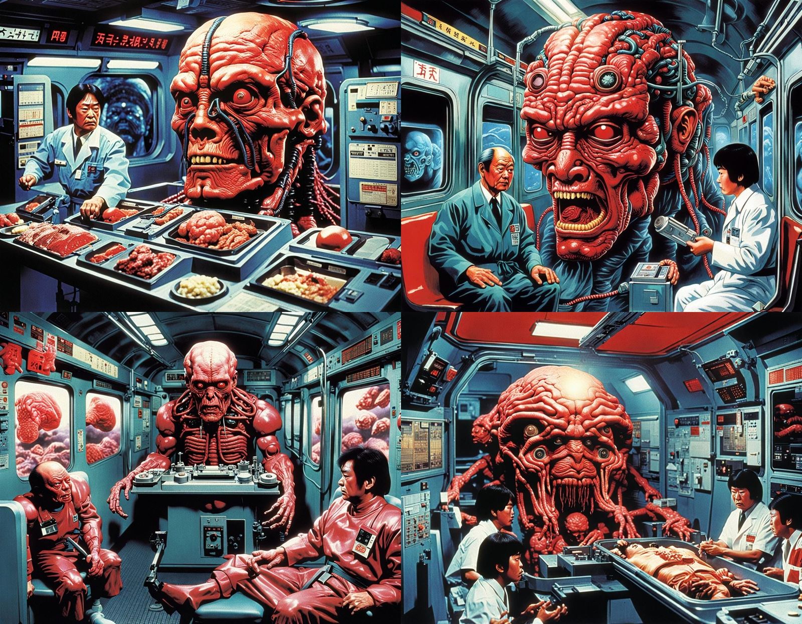 Retro Sci-Fi Mutant Homunculus: Bizarre Autopsy in 8K