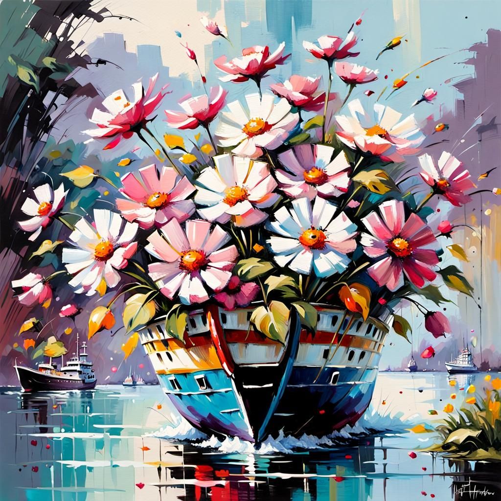 Flower ship🌸.