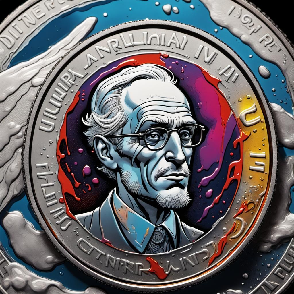 Melting Värmland Coin in Comic Book Art