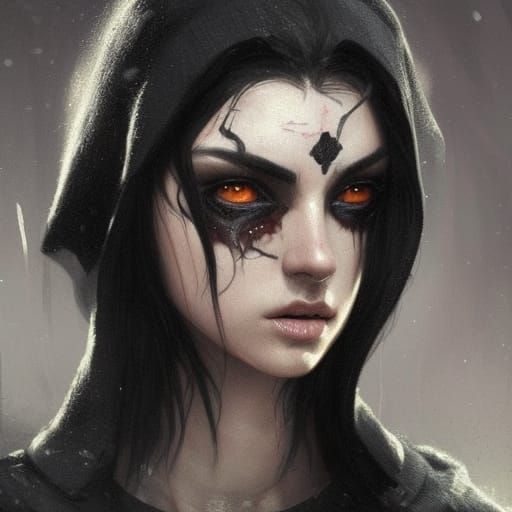 Sacrificial Huntress: Dark Fantasy Goddess