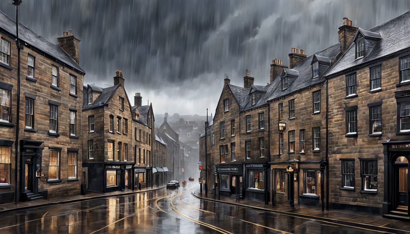 Huddersfield England in Muted Splendor