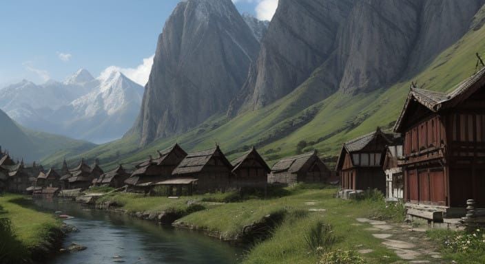 Mysterious Ancient Temple in a Dense Jungle