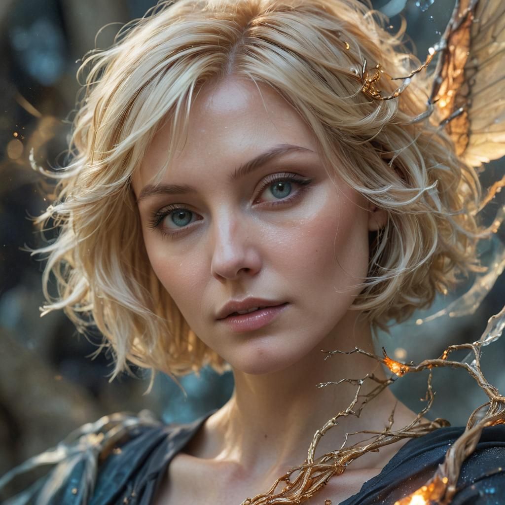 Ethereal Witch in Radiant Realism