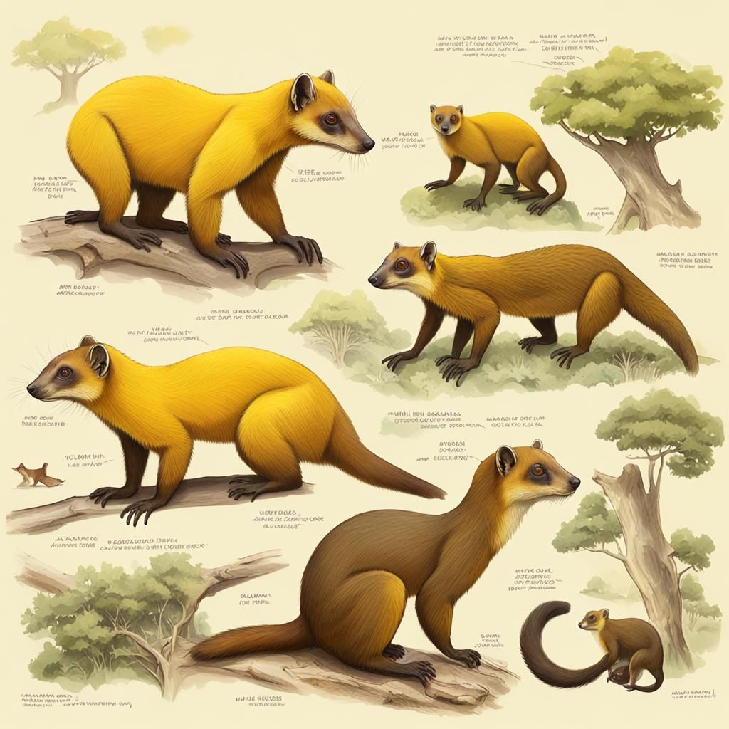 Exotic Alien Exoplanet Specimen Illustration