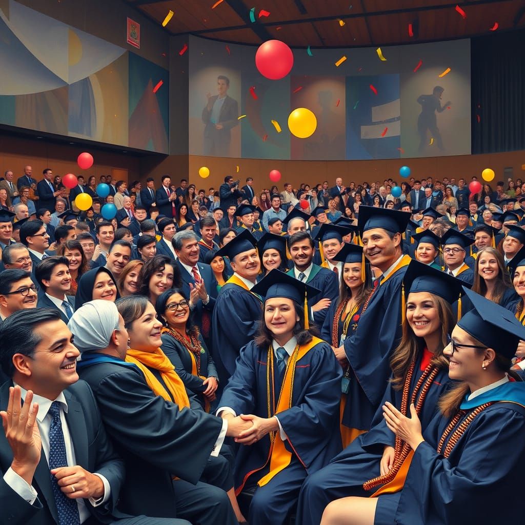 Proud Chemical Engineers Receive Diplomas in Vibrant Graduat...