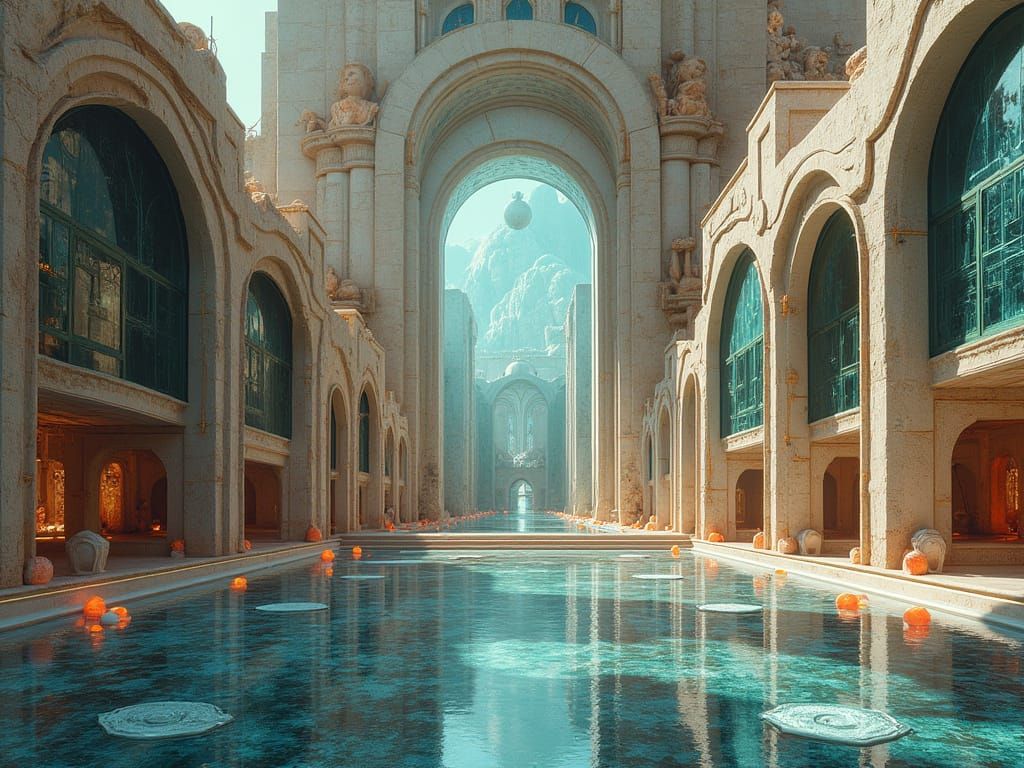 Diatomaceous Modernism Inflatable Ceramic Earthly Whirlingto...