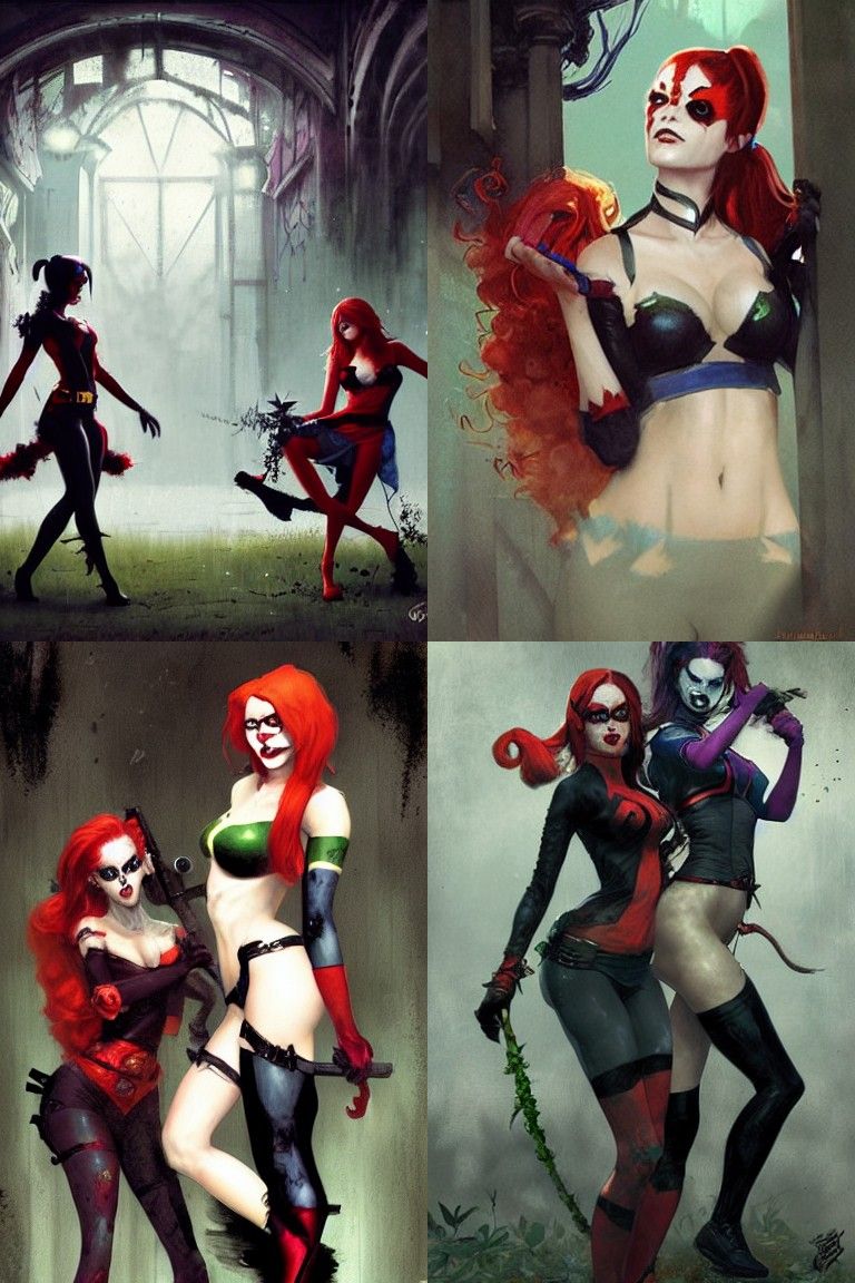 Harley Quinn and Poison Ivy's Sinister Romance