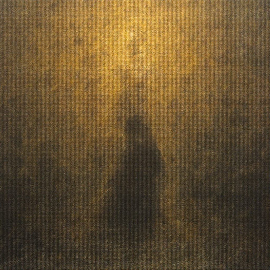 Defiant Figure in Abstract Chaotic Crowd, Graphic Art Style