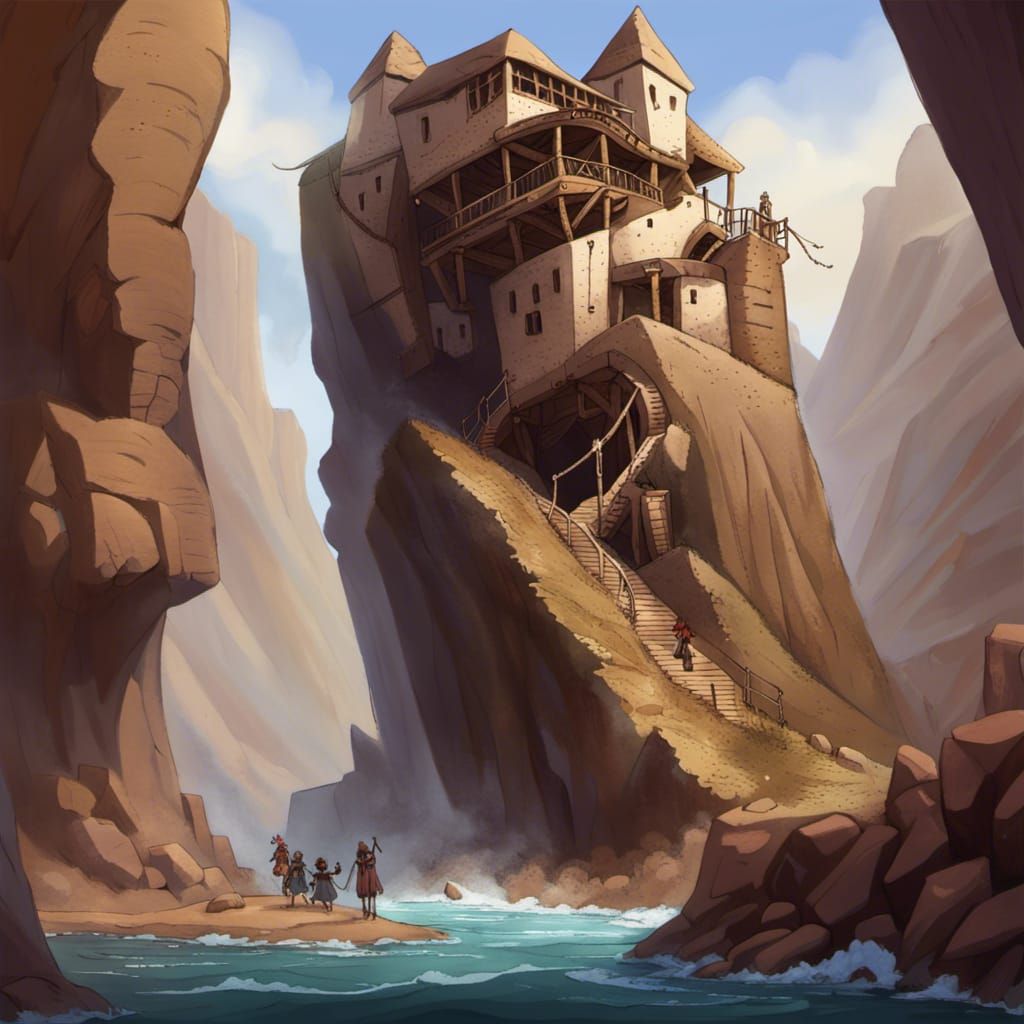 Cliff-Dwelling Fantasy Village