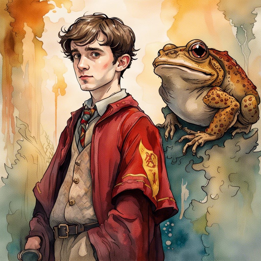 Neville Longbottom | Ink Painting