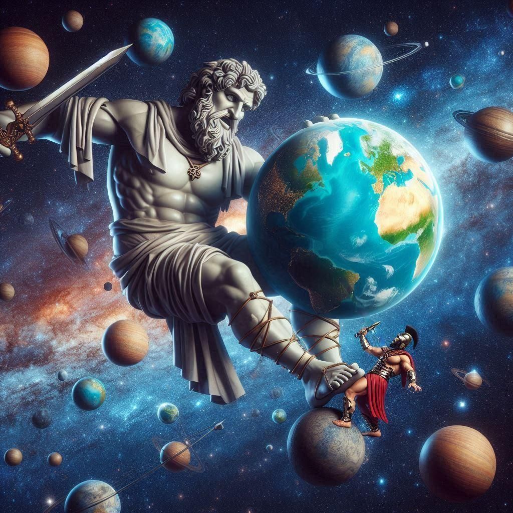 Ares Brings Down the Earth in a Fiery Apocalypse