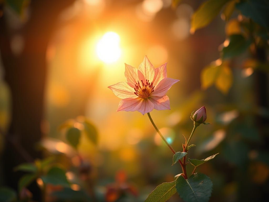 Whispering Forest Spirit in Radiant Bloom