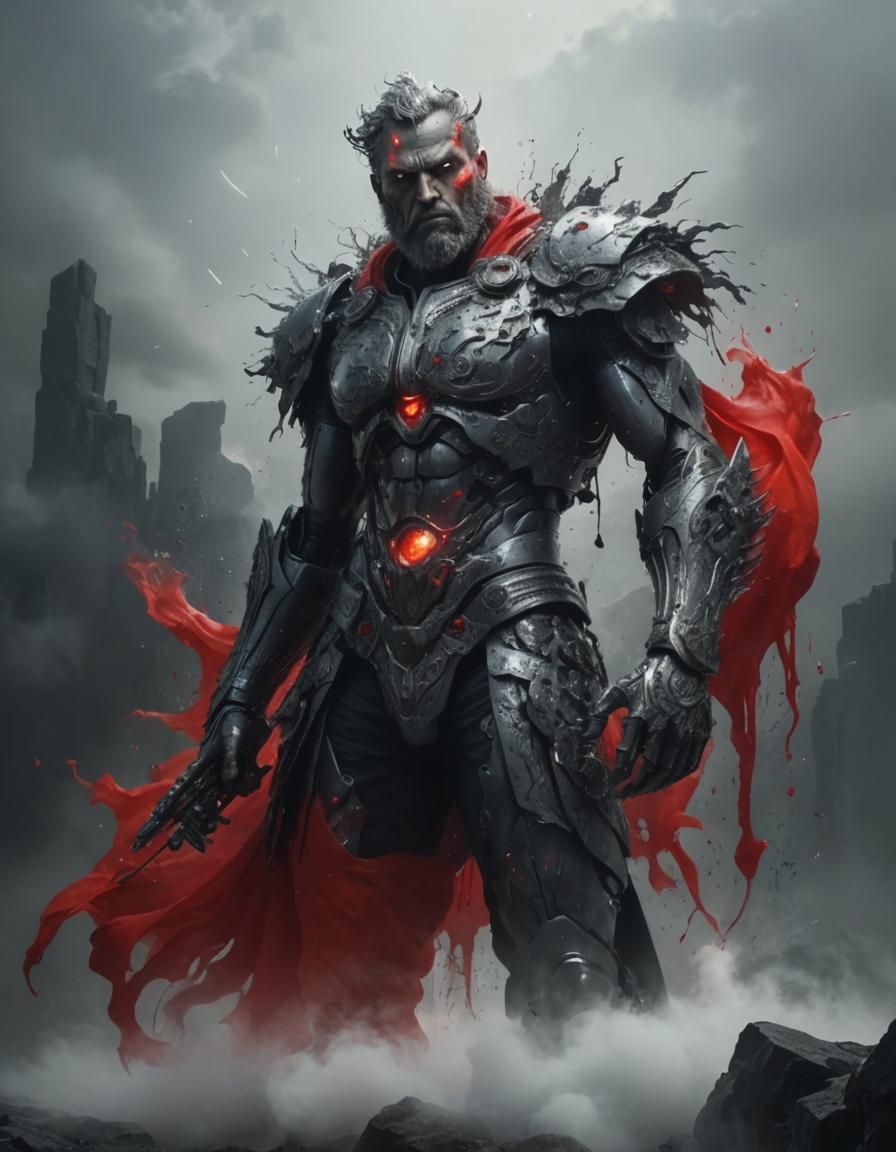 Neofuturistic Ancient Greece Male Fashion in 8K