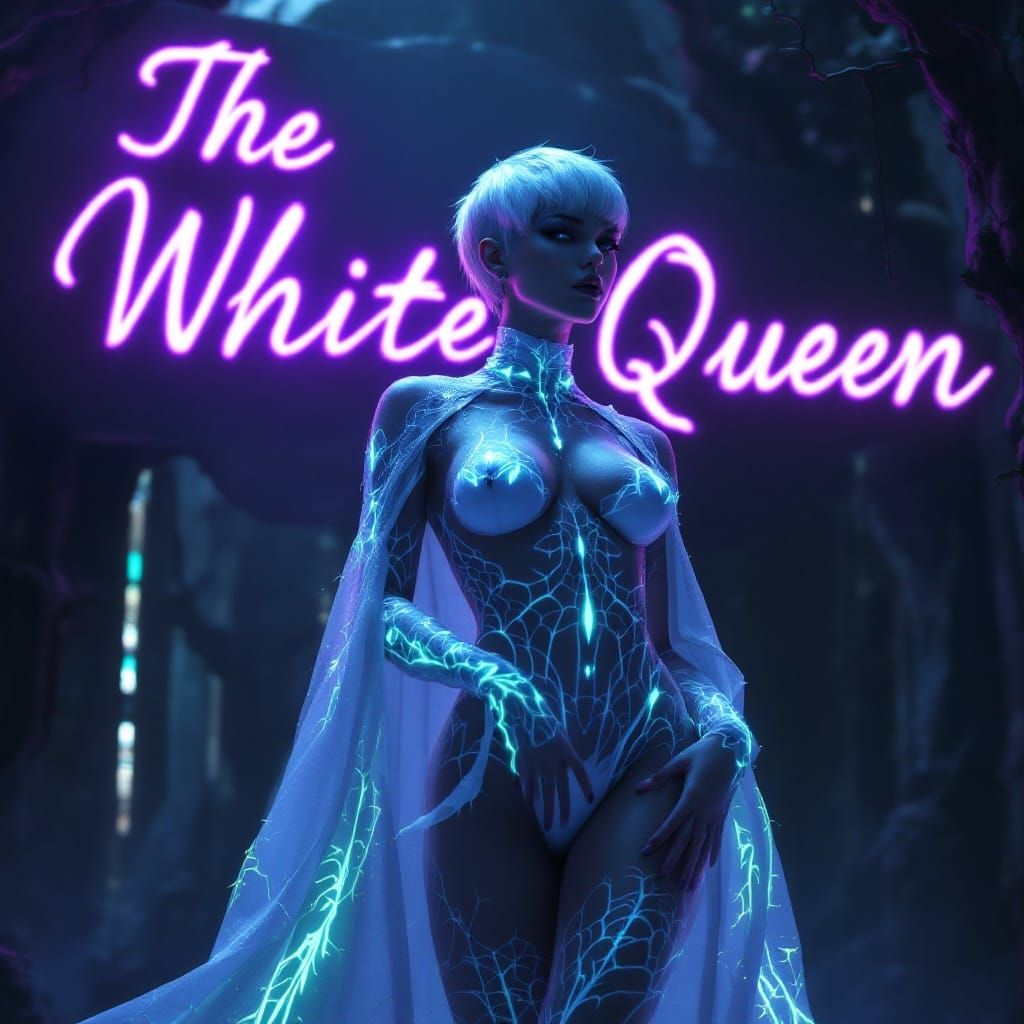 The White Queen: Elegance and Enchantment in Gothic Splendor