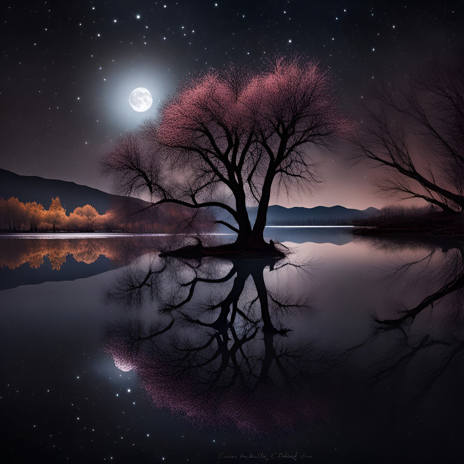 El firmamento nocturno