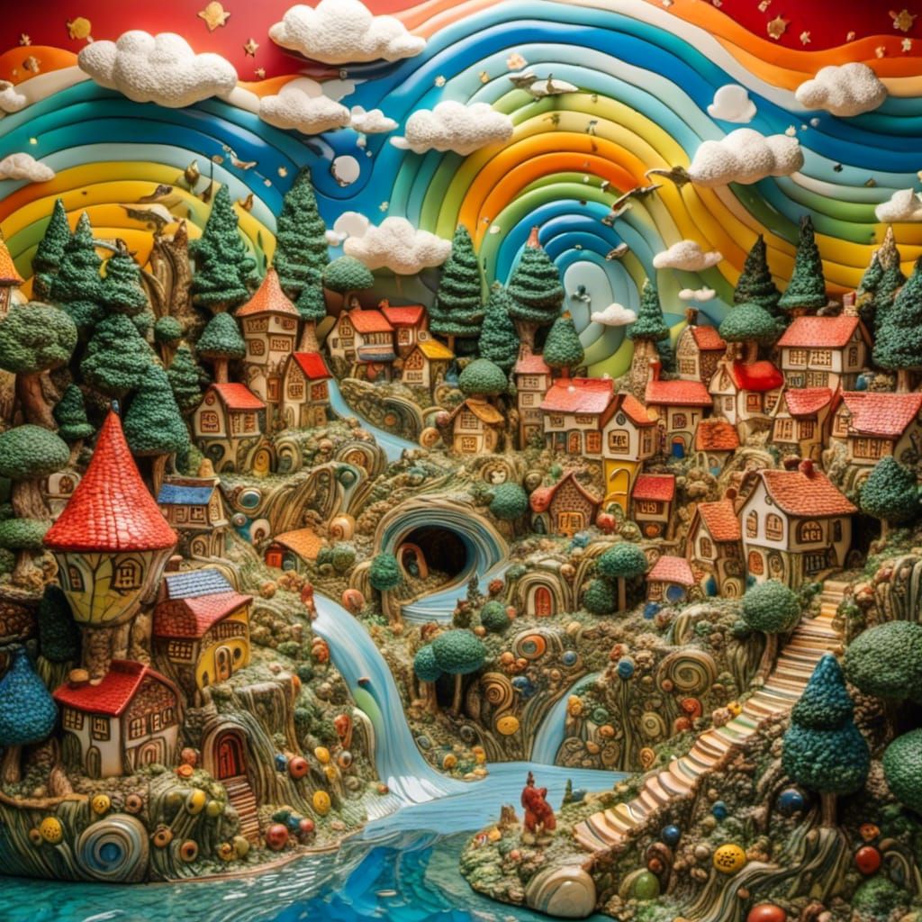 Ceramic town