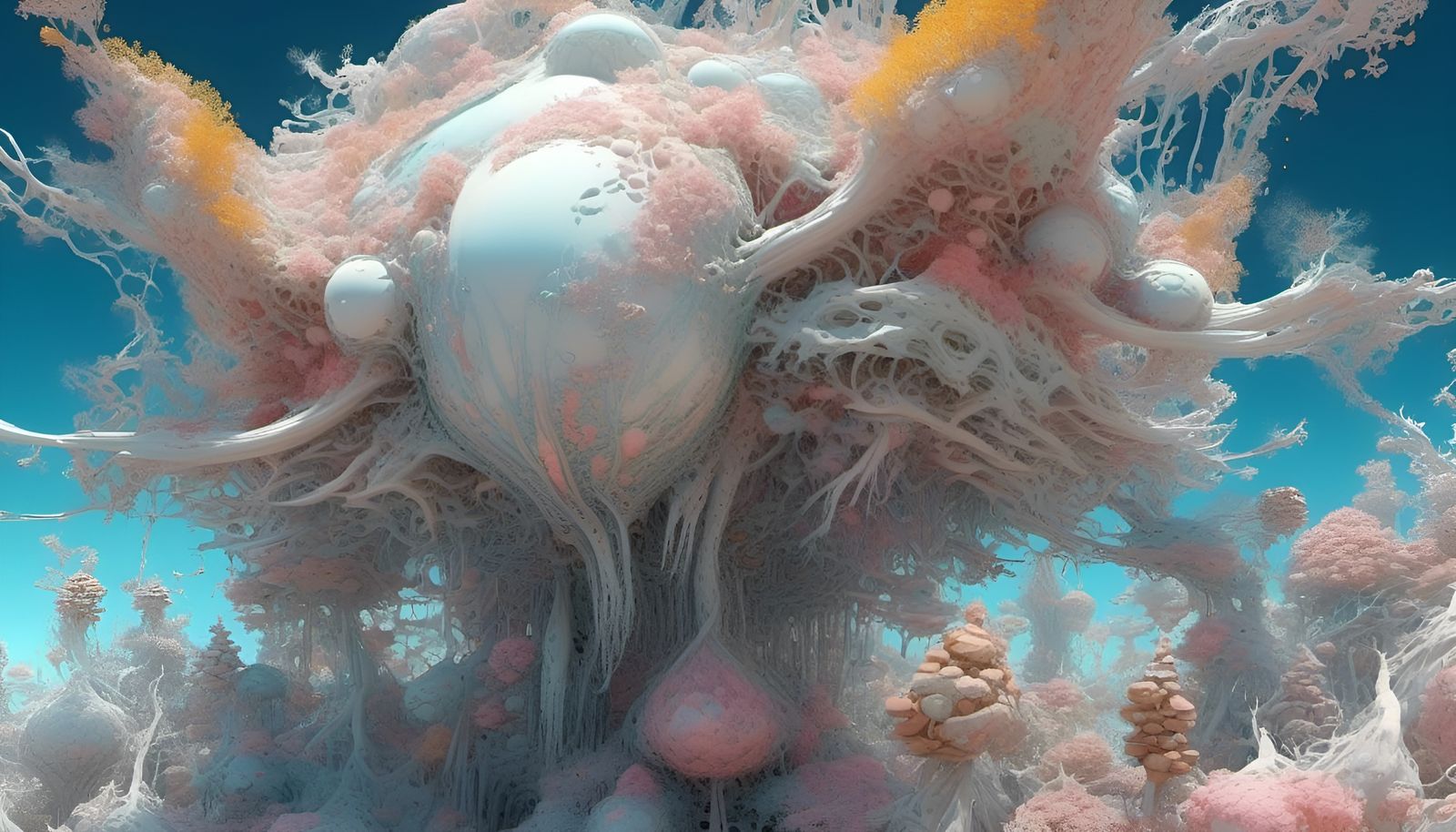 Joyous Hyperdetailed Futurism in Cyberpunk Style