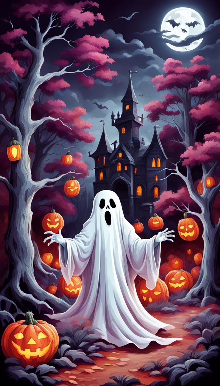 Ethereal Ghost Figure