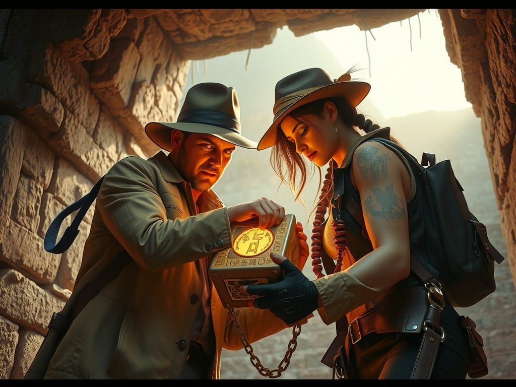 Iconic Adventurers Clash Over Ancient Relic in a Haunting, I...