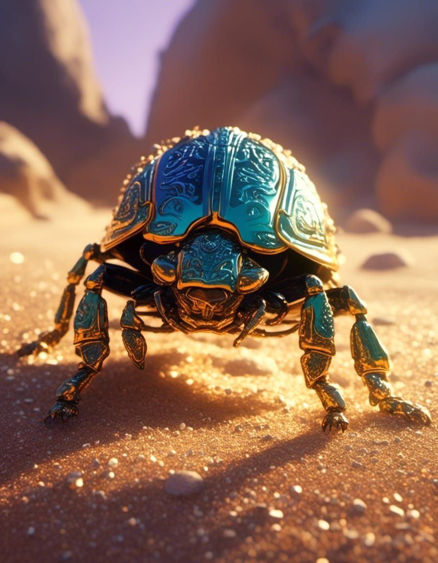 scarab beetle