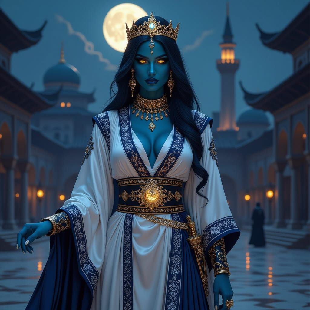 Ottoman Sultana Spy with Arabesque Motifs