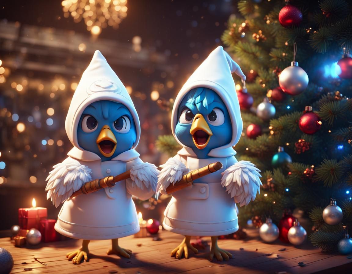 Mean Girls and Chicken: 3D Game Cinematic Scene