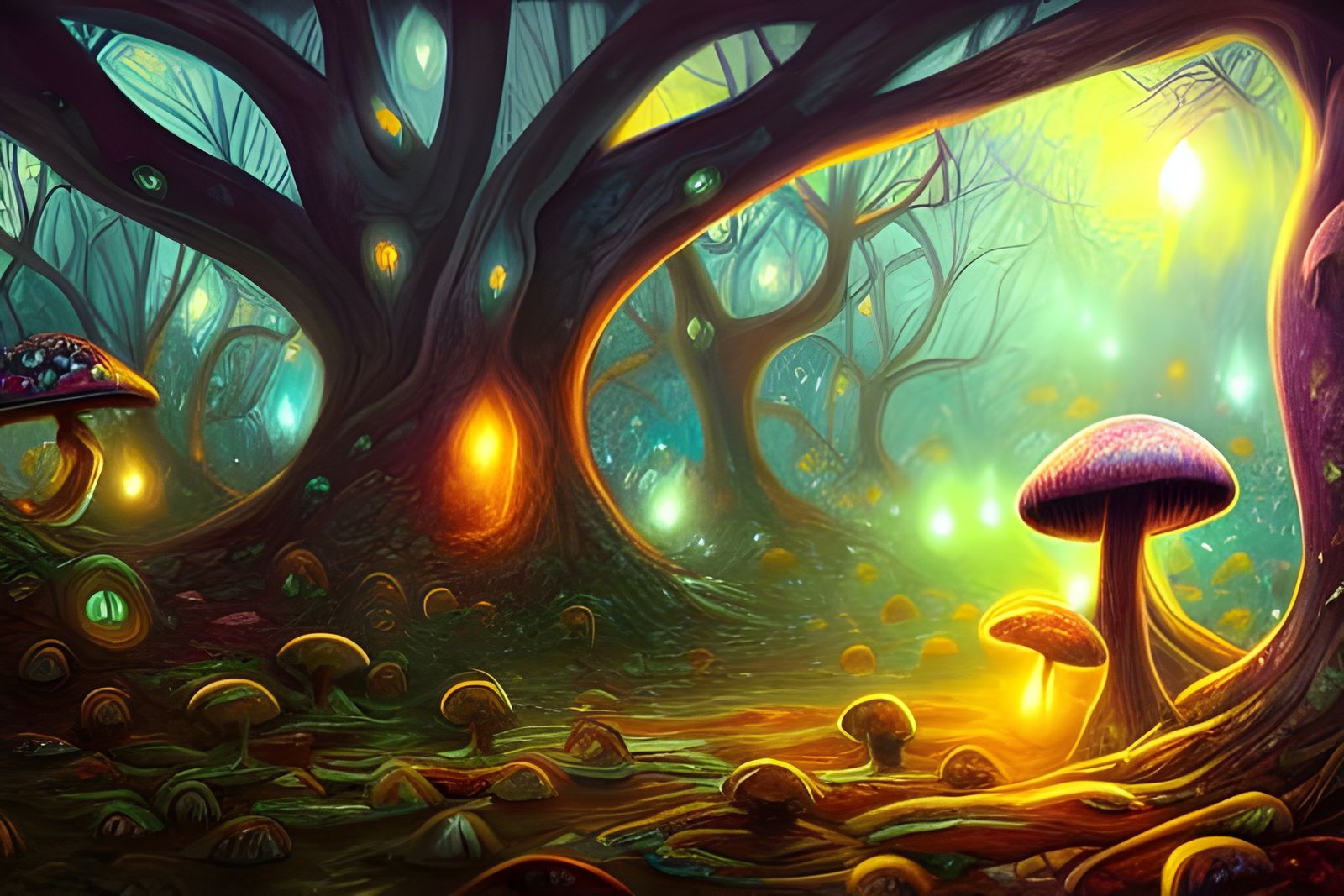 Surreal Mushroom Apocalypse by Rolando et al.