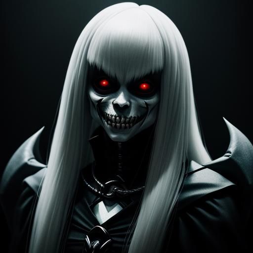 Shark-Vampire Doll in Dreamlike Surrealism Style