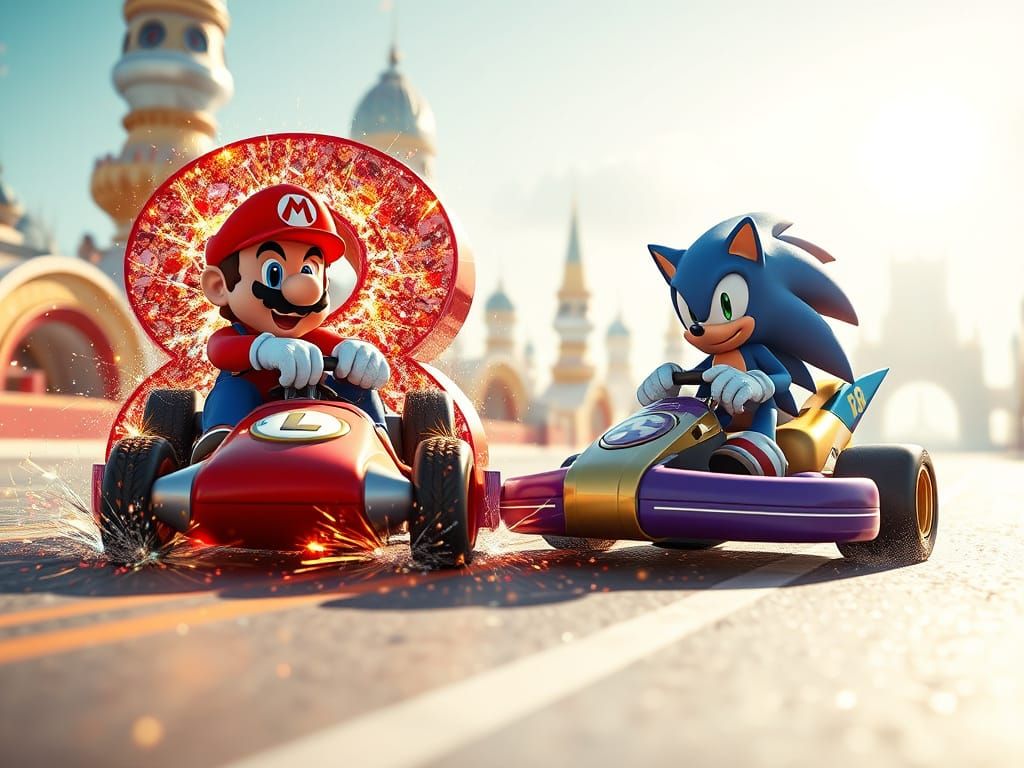 Challenge '888': Mario & Sonic Kart
