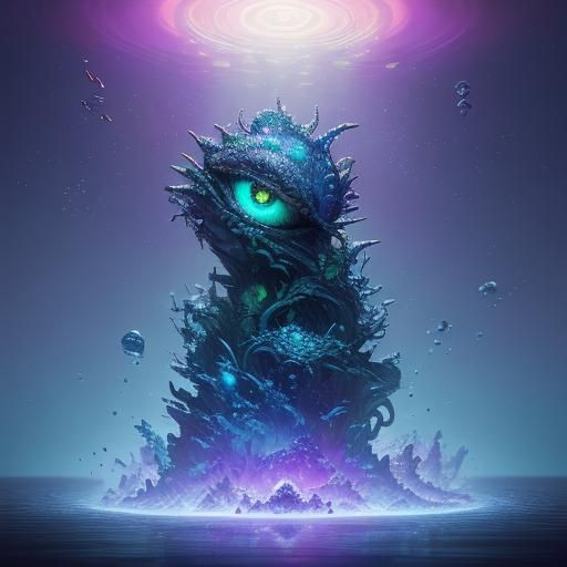 Dreamy Cartoon Creature Portrait in Disney Pixar Style