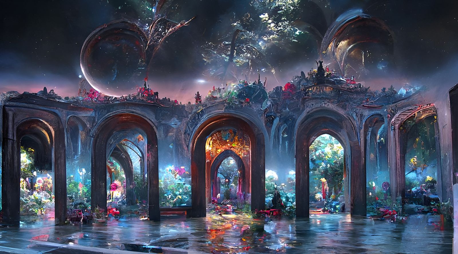 Wonderland Theater: An Alice in Wonderland Landscape