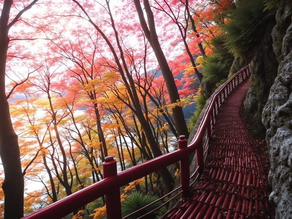 Mount Fuji Reflection on Lake Kawaguchiko, Fever Dream Light