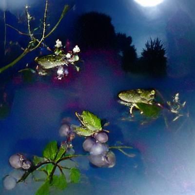 Night Serenade: Frogs, Pools, and Wild Plum Trees