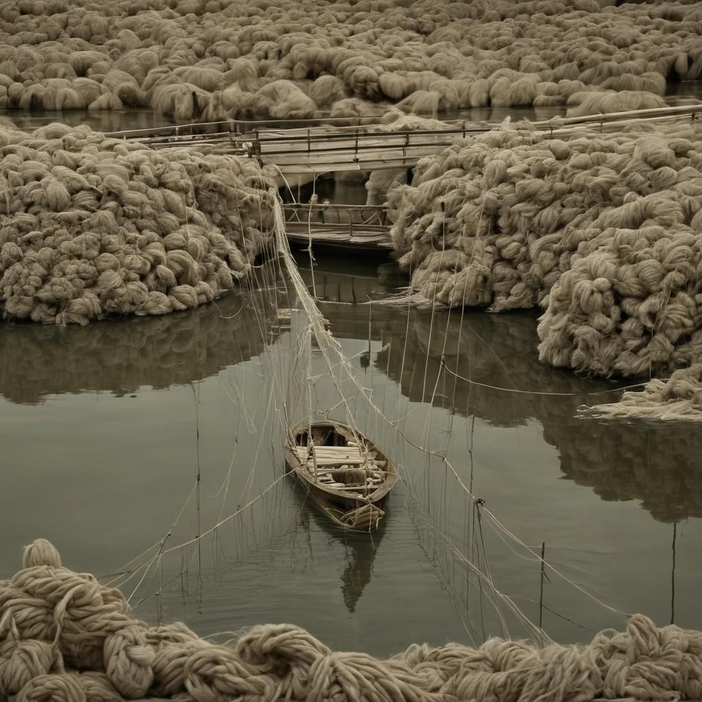 Surreal Bridge Between Worlds: River Styx in Dark Fantasy