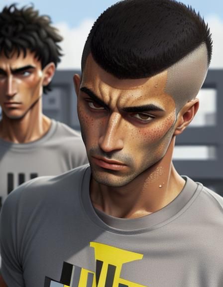 Soldier in Gray: A Gino Severini Inspired Tempera