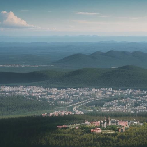 Hyperrealistic Digital Matte Painting of Girl in Rain