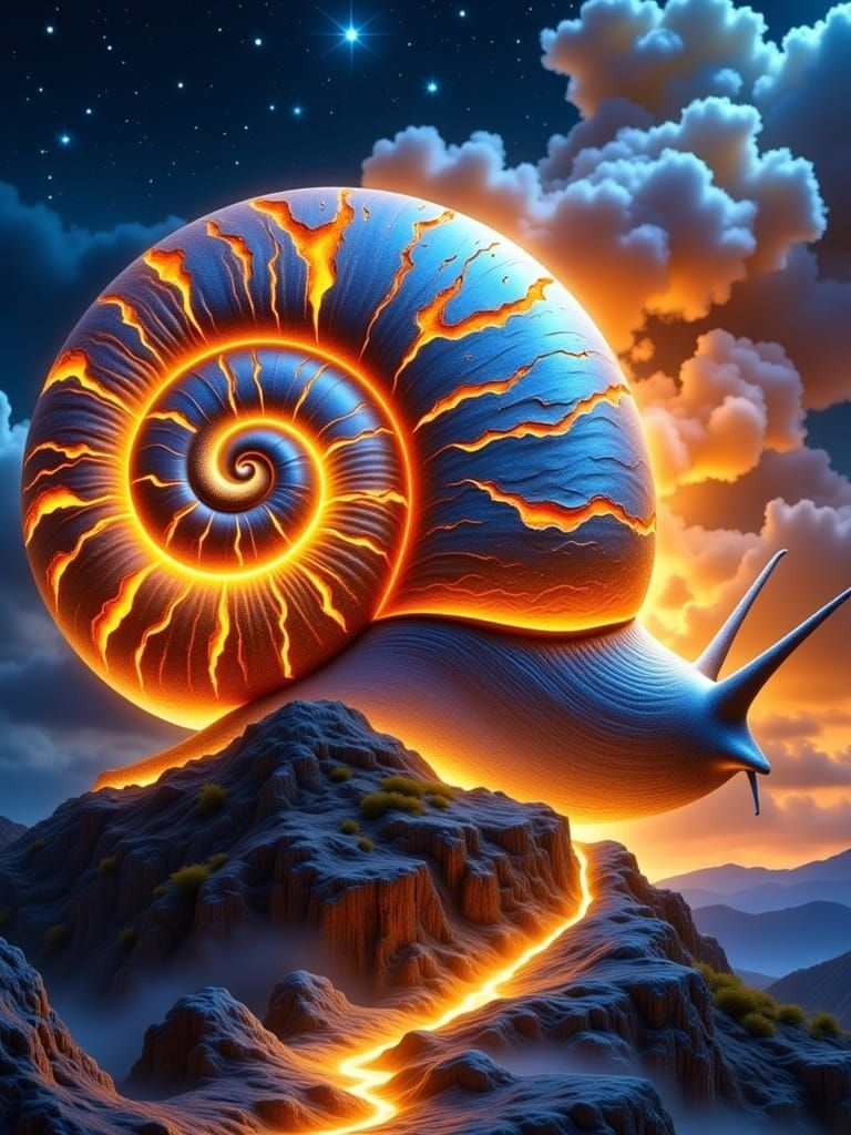 Snailcano with Celestial Smiles loRA