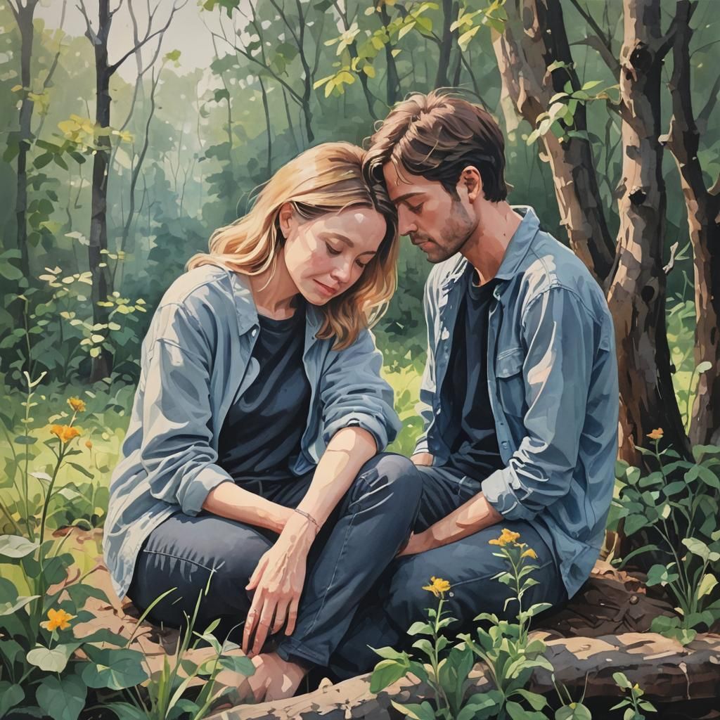 Emotional Dependency in Gouache Painting