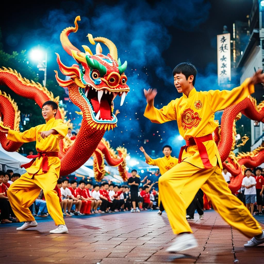 Dragon Dance: Chinese Kung Fu Street Carnival