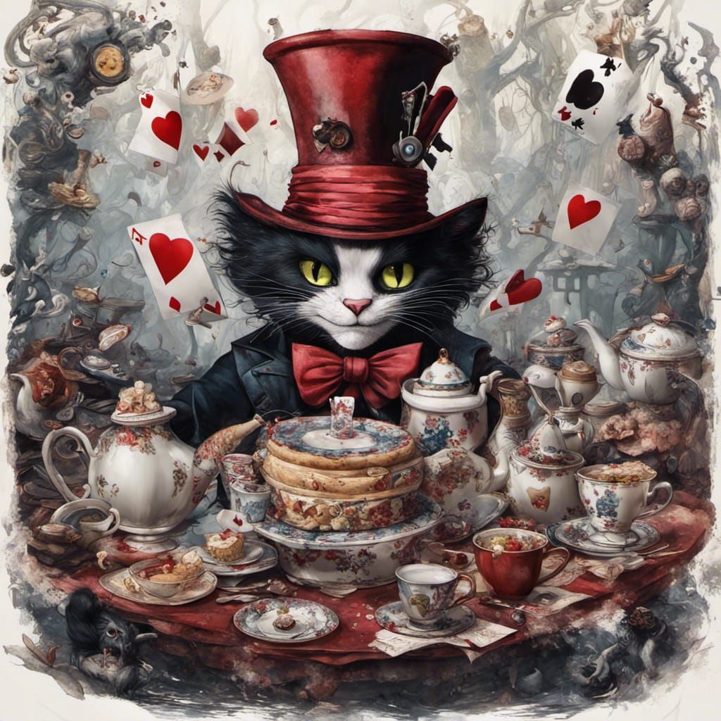 Grimm Nightmare: Corrupted Alice in Wonderland Tea Party