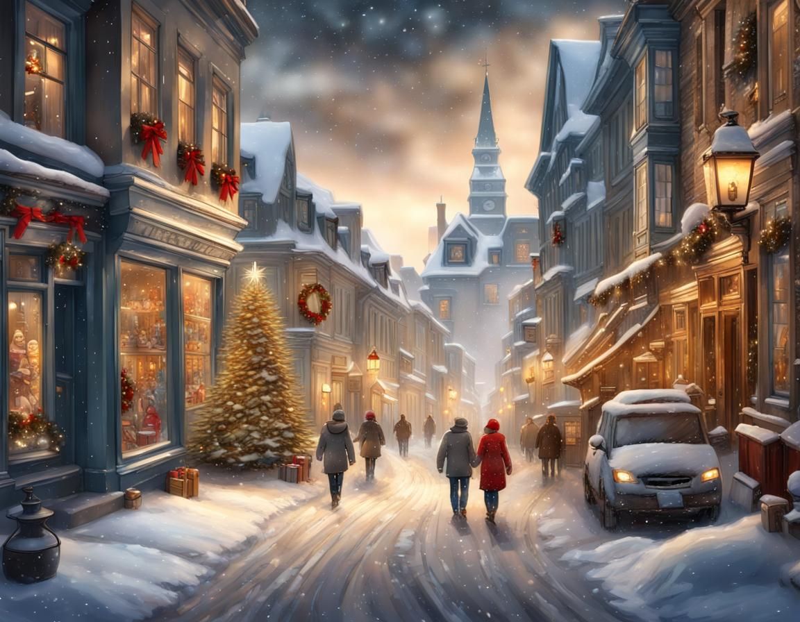 Christmas in Quebec City Winter Wonderland