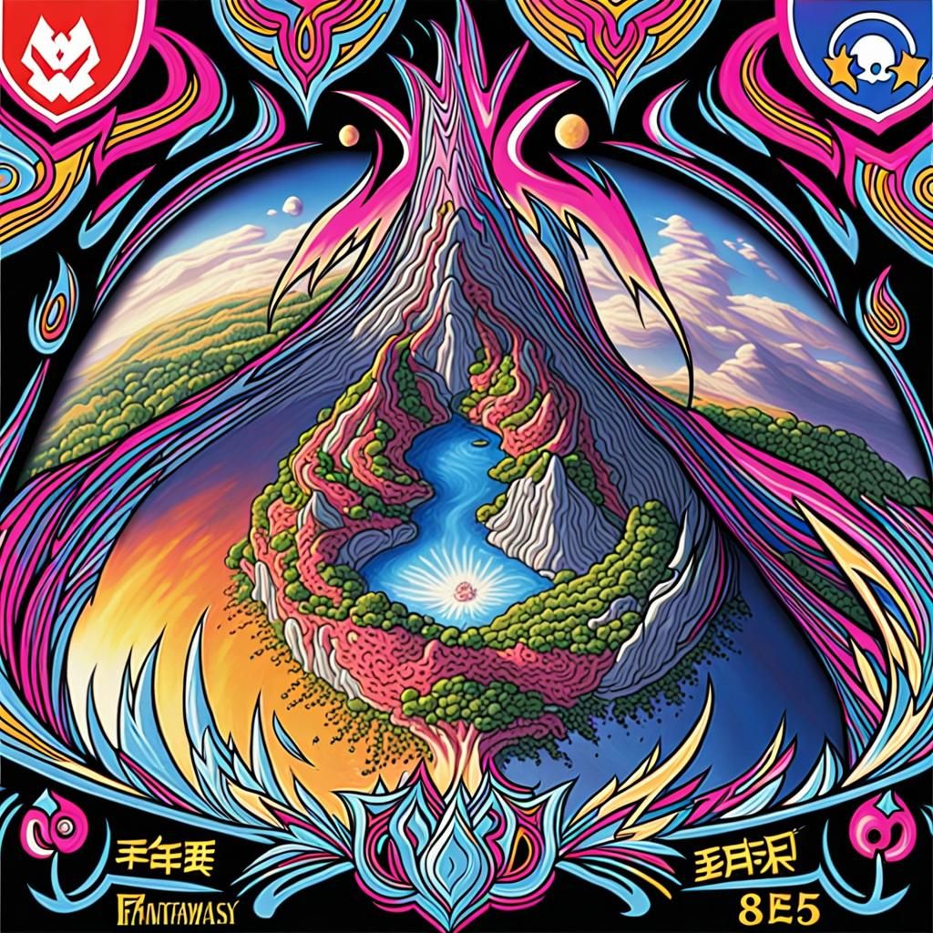 Fantastical Matte Painting in Unreal Engine Style