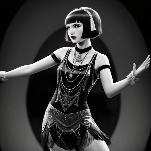 Roaring 20's Flapper Dance Performance in HDR